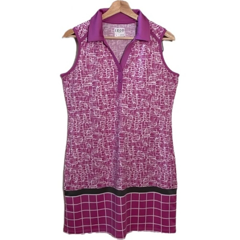 Izod Pink Sleeveless Golf Dress Size Medium